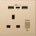 M2K PD130G-CG GaN 30W Type-C/USB 電制 (Gan30W單蘇)